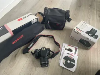 Canon spejlreflekskamera EOS 600d– komplet startpa