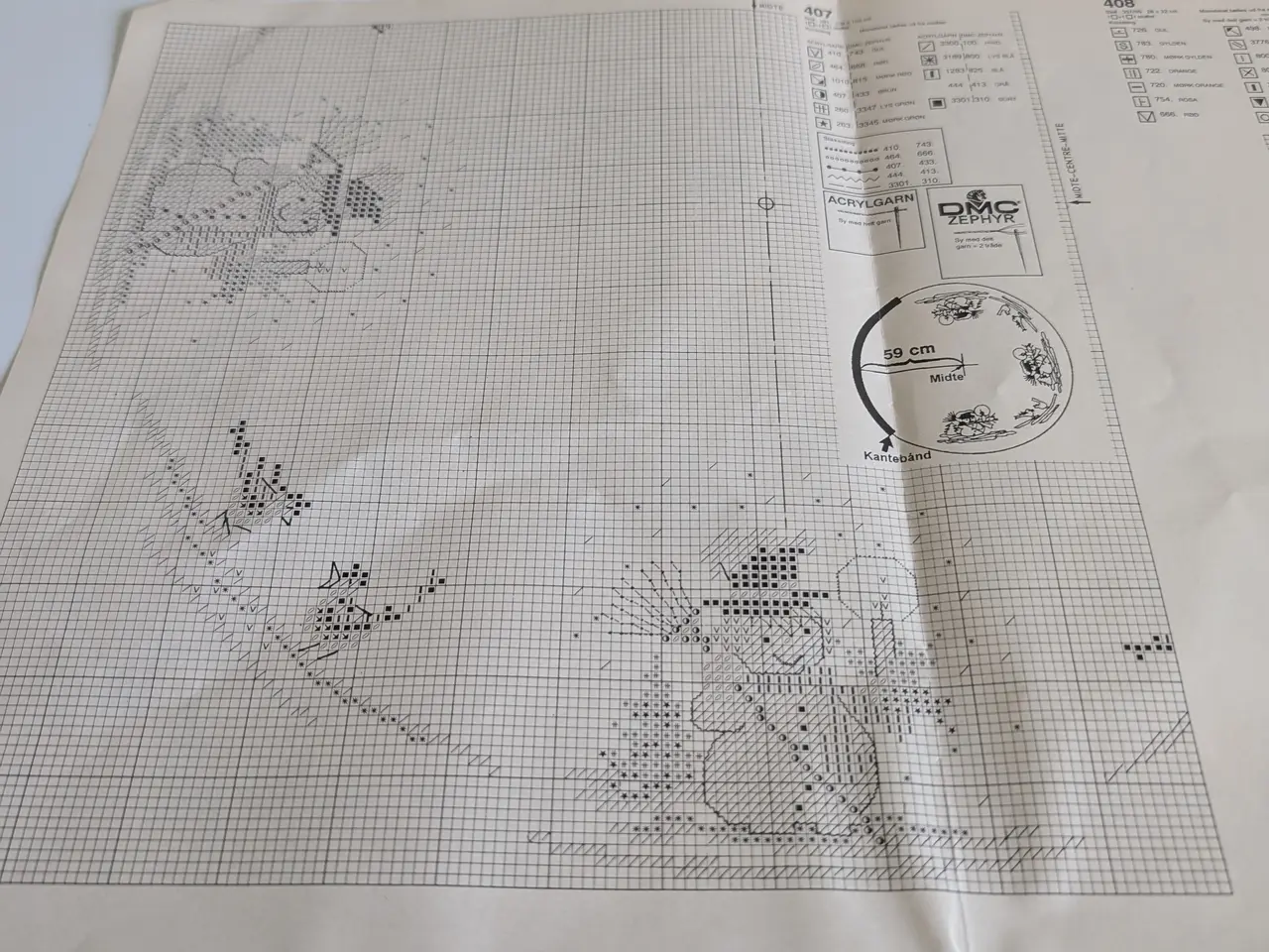 Billede 5 - Mønsterark fra Familie Journal nr 40/96 broderi