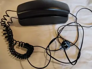 Sort bord/væg telefon med hukommelse 