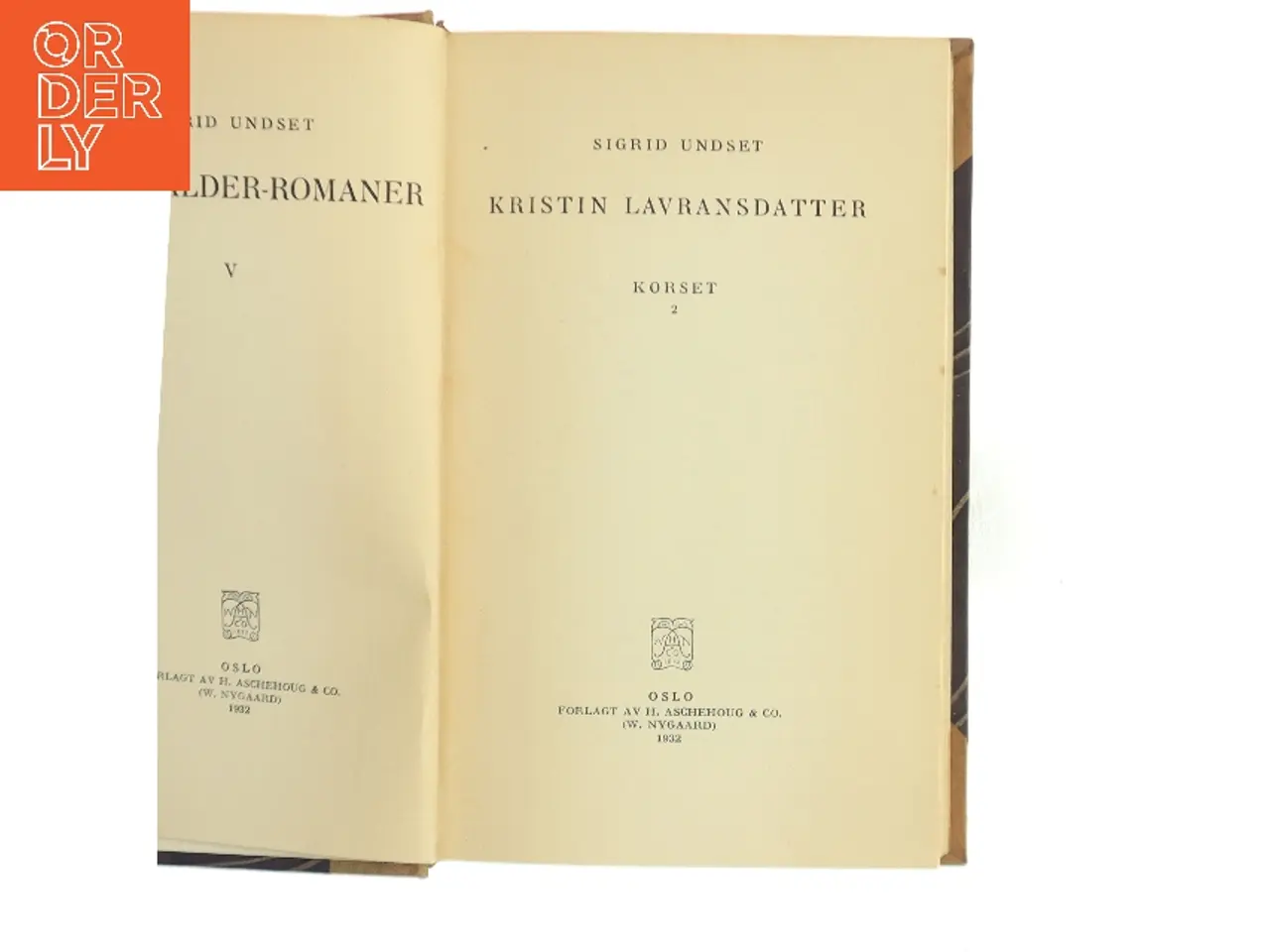 Billede 2 - Kristin Lavransdatter. Korset 2 af Sigrid Undset (Bog)