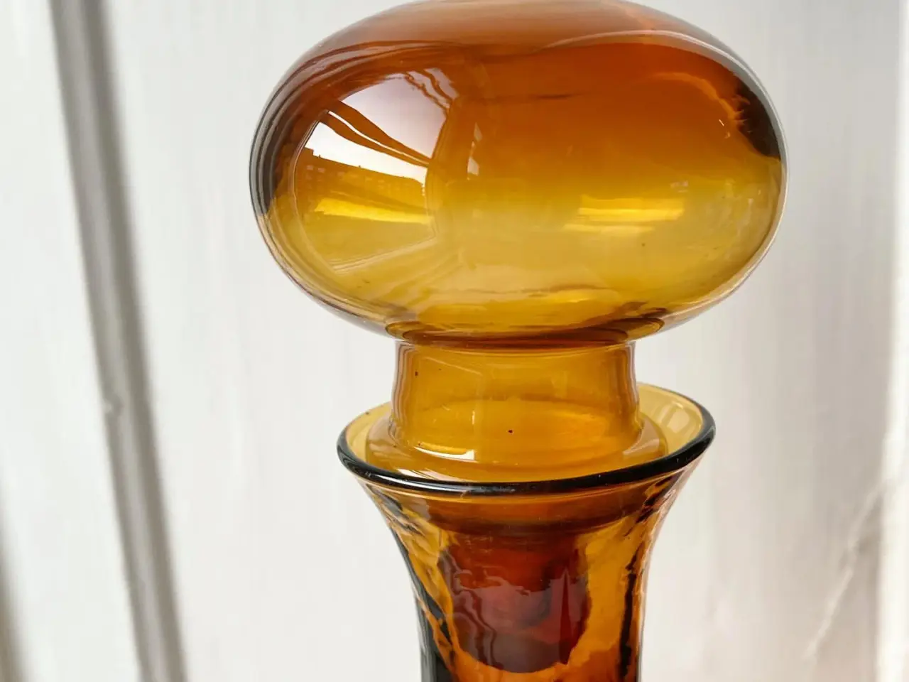 Billede 3 - Brunt glas, buttet