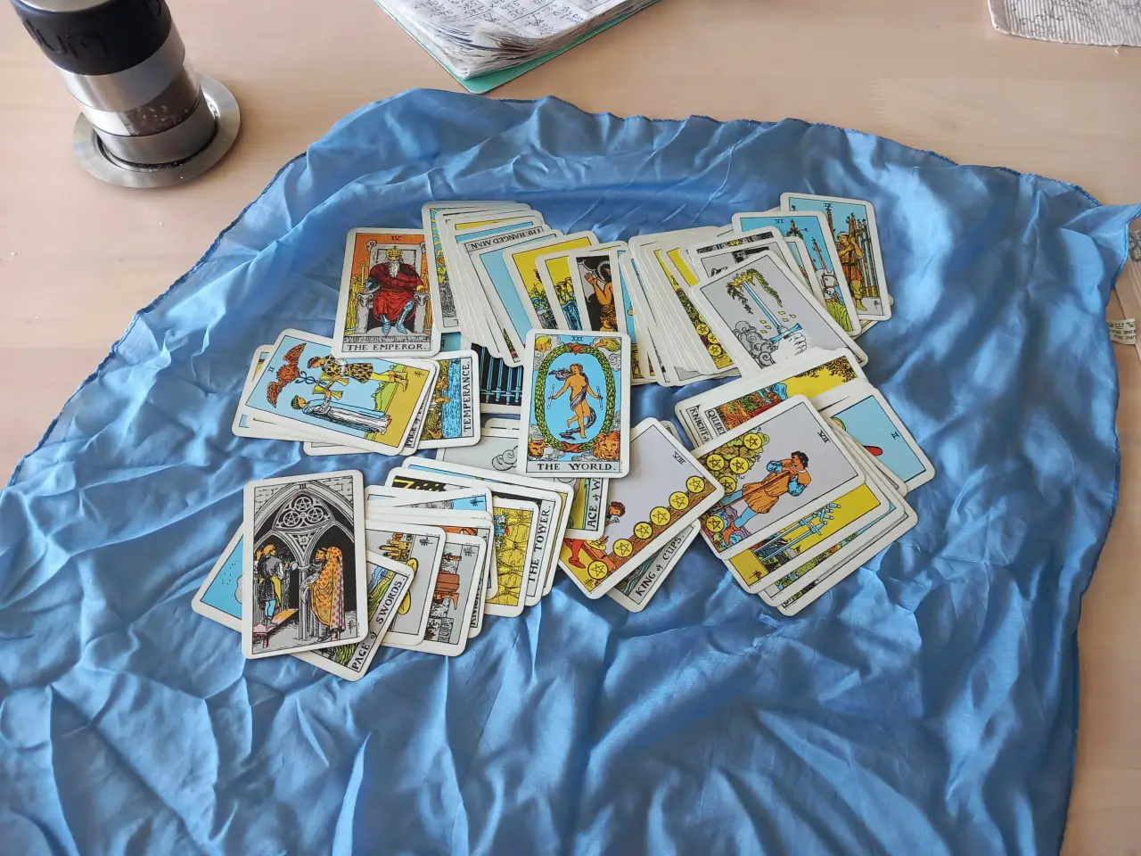 Billede 1 - Tarotkort med skrin