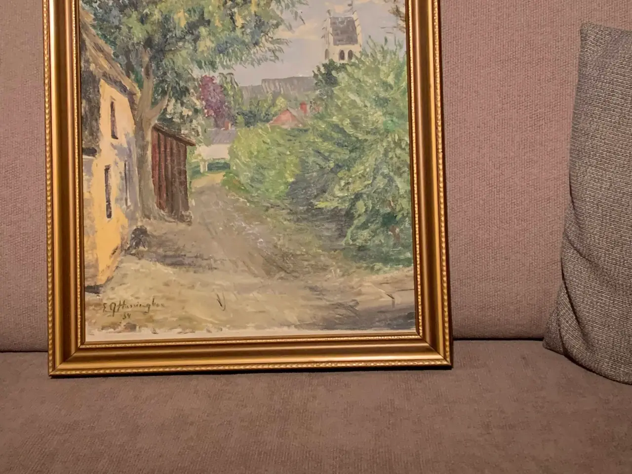 Billede 1 - Motivet er måske V.Hassing kirke