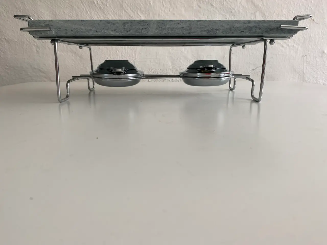 Billede 2 - Granit stege og varmeplade med stativ og brændere