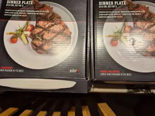 4 weber grill tallerkener