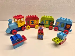 Duplo Taltog med 4 vogne, Sælges som vist