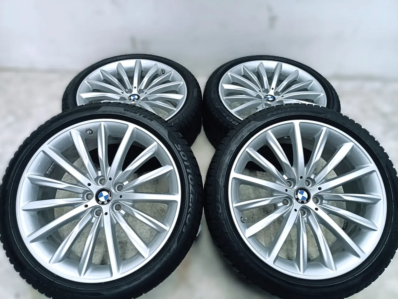 Billede 3 - 5x112 19" ET30 nav 66,6ø BMW vintersæt inkl.TPMS