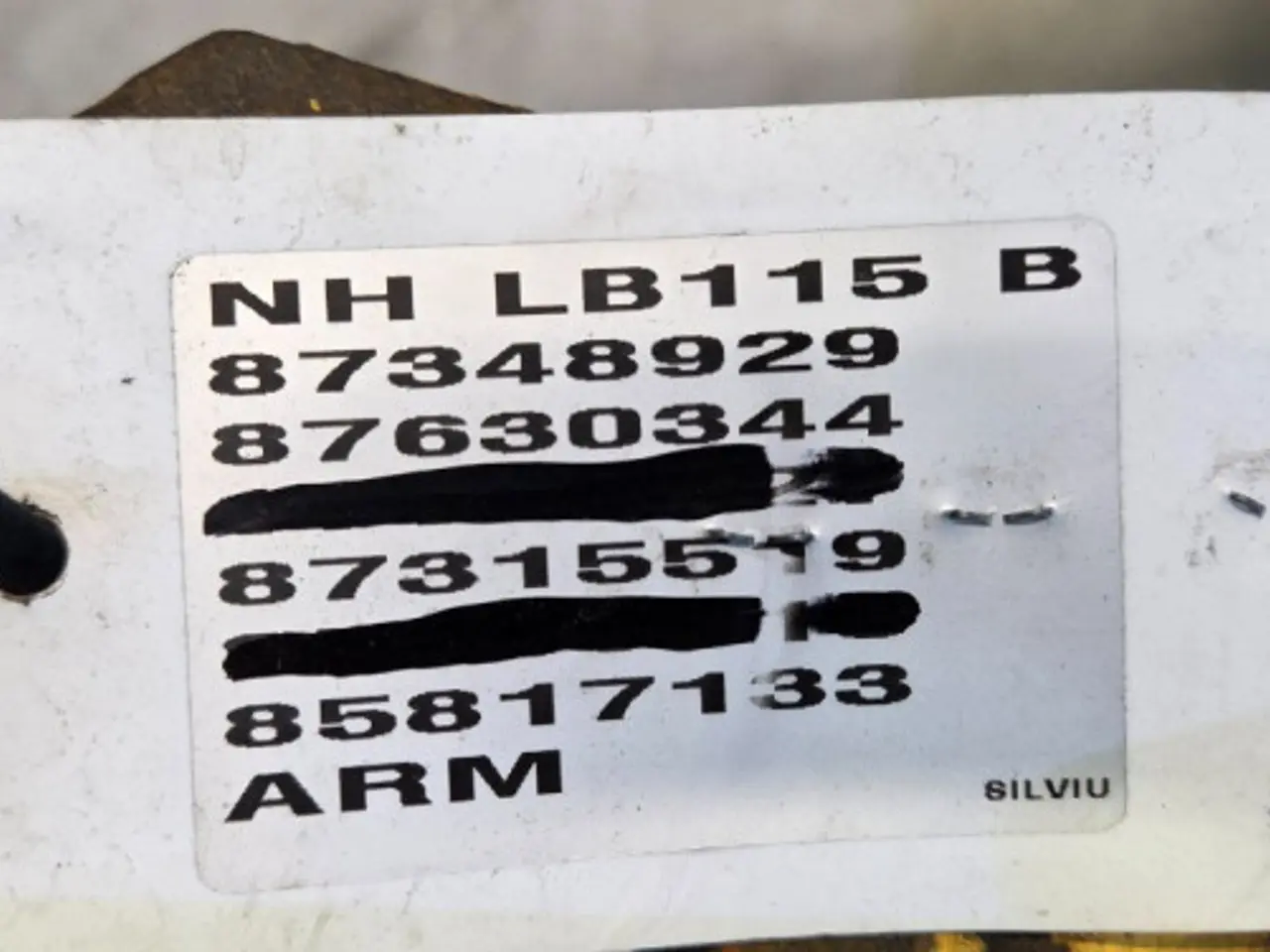 Billede 19 - New Holland LB115B Arm 87348929