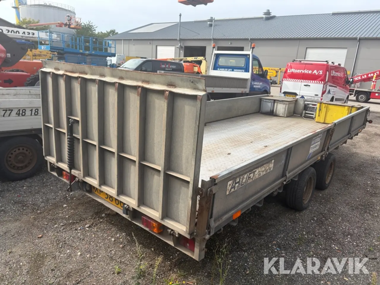 Billede 3 - Maskintrailer Ifor Williams Trailers 6 med tipfunktion