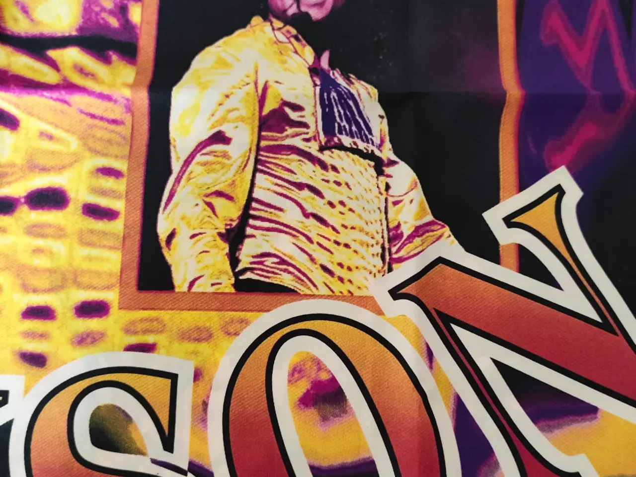 Billede 4 - Kæmpe stort Michael Jackson flag