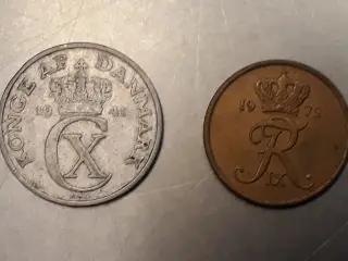 22 stk 5-Ører for perioden 1941 - 1972