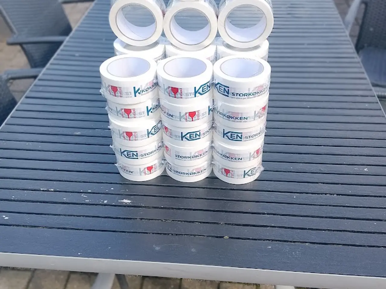 Billede 2 - 6 RULLER RULLER PAKKETAPE = 396 METER