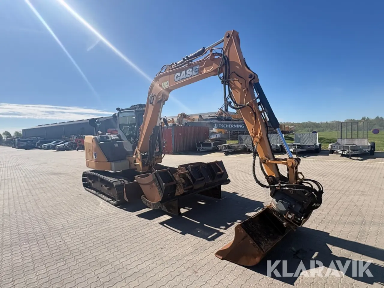 Billede 2 - Gravemaskine Case CX80C med skovlpakke
