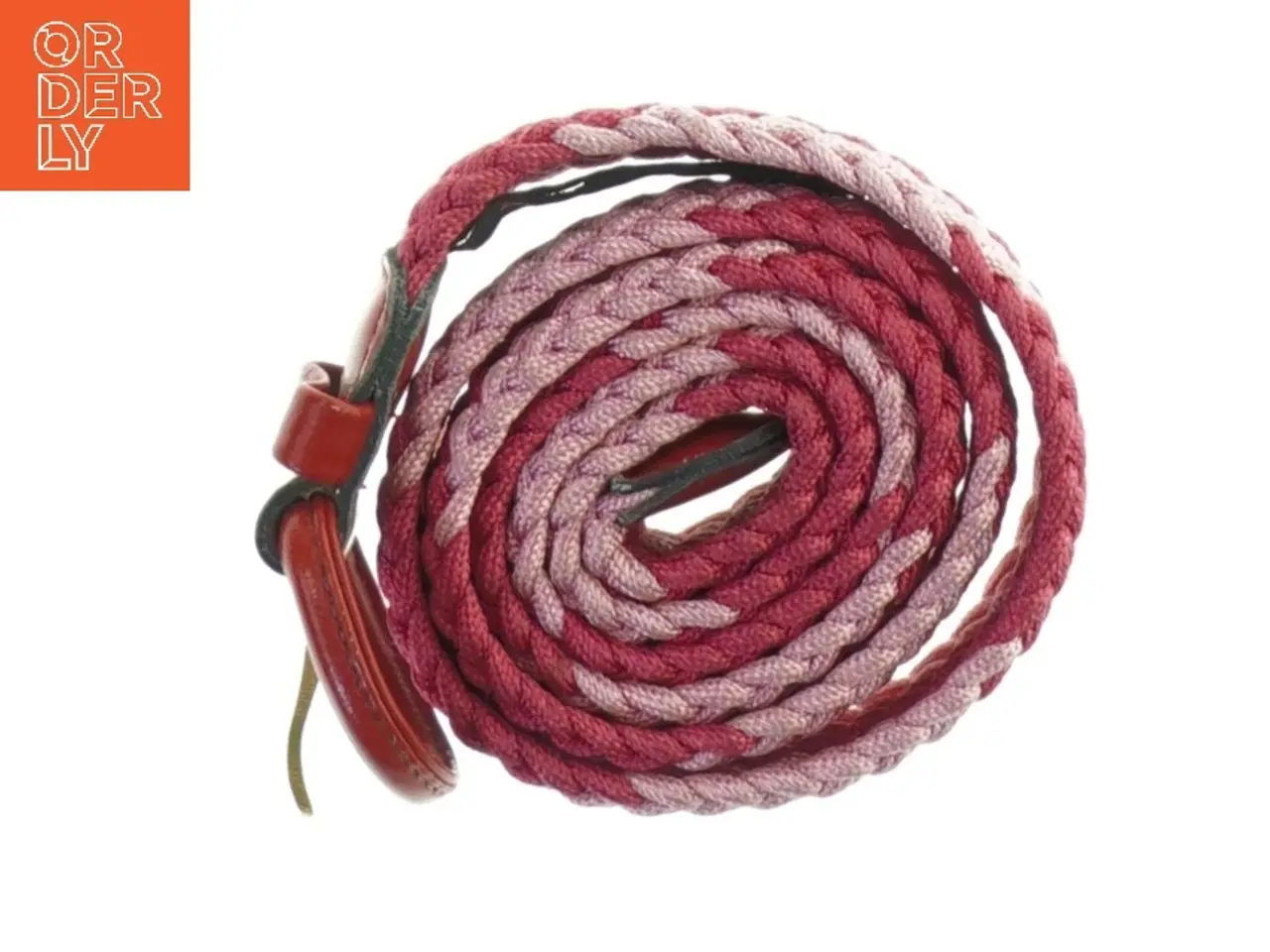 Billede 2 - Flettet bælte fra L’aiglon (str. Længde. 90 cm. b 2,5 cm)