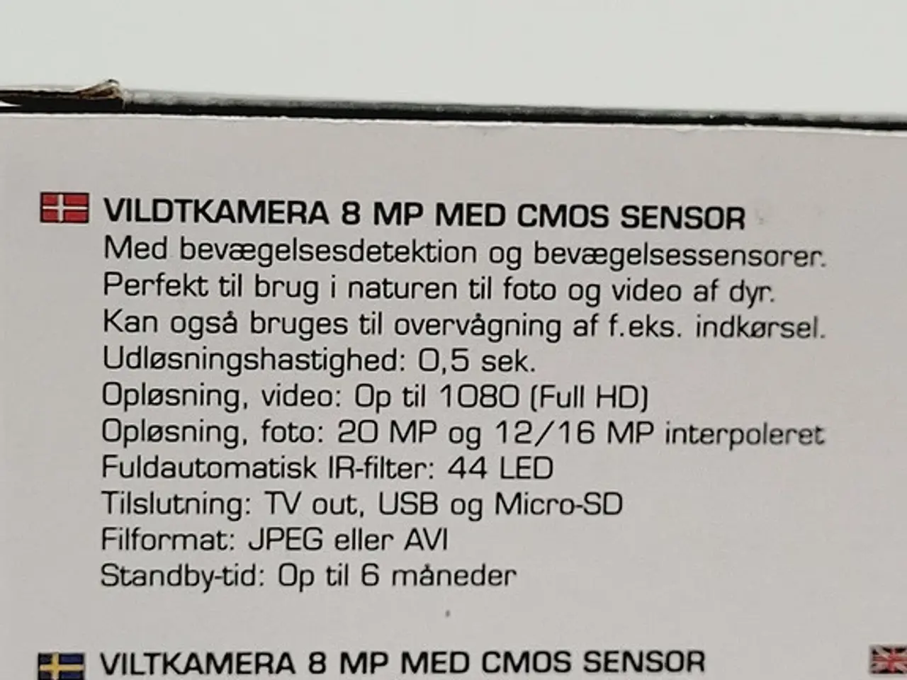 Billede 7 - ⭐️· NY ALDRIG BRUGT - Home It Vildtkamera 8 MP med