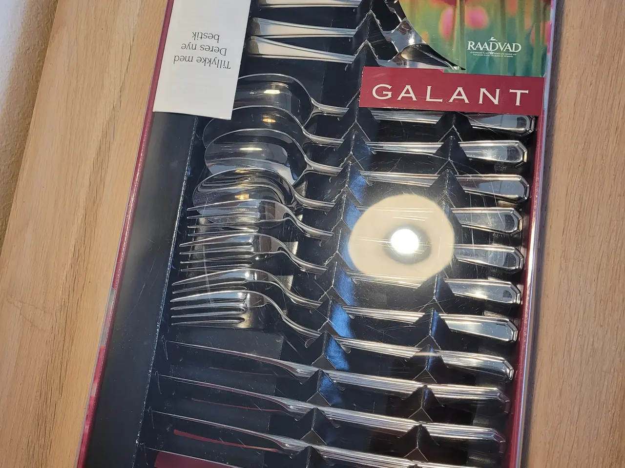 Billede 1 - Raadvad (Galant) bestik i æske