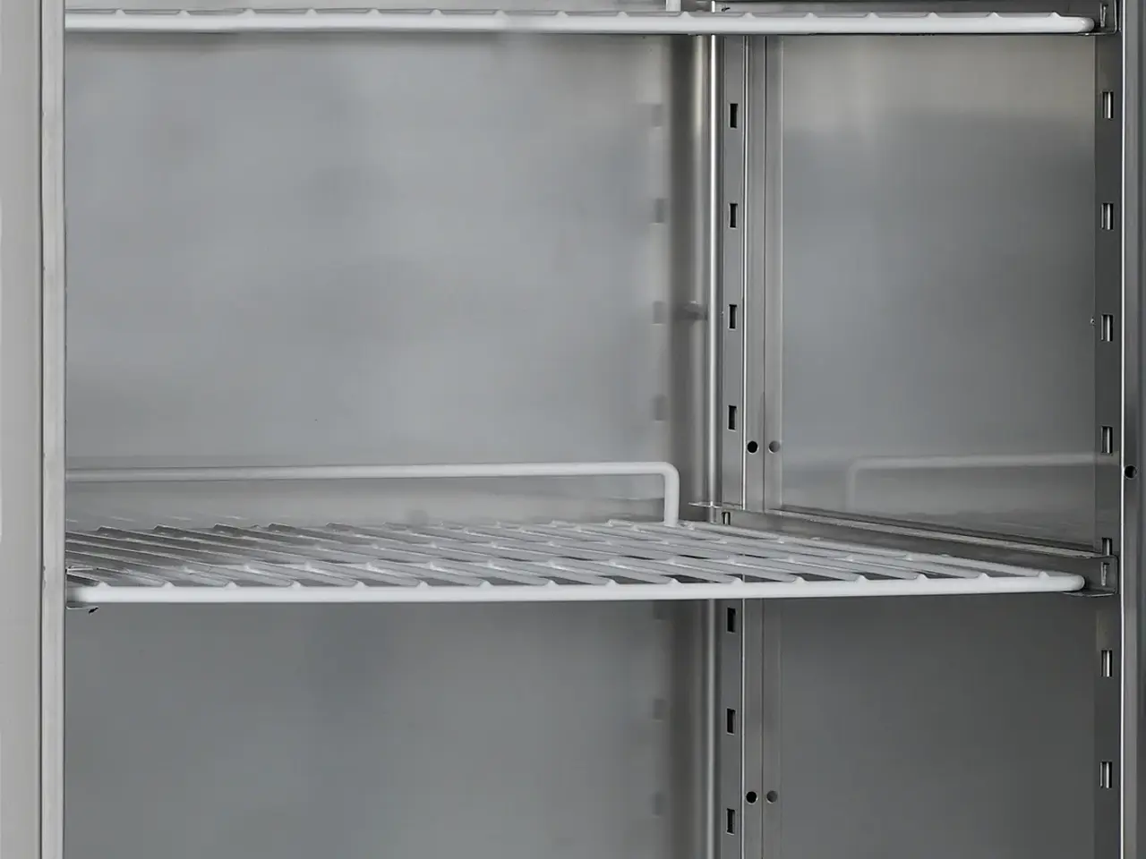 Billede 3 - Tefcold Rustfri køleskab 976 L – 2 døre – RK1010