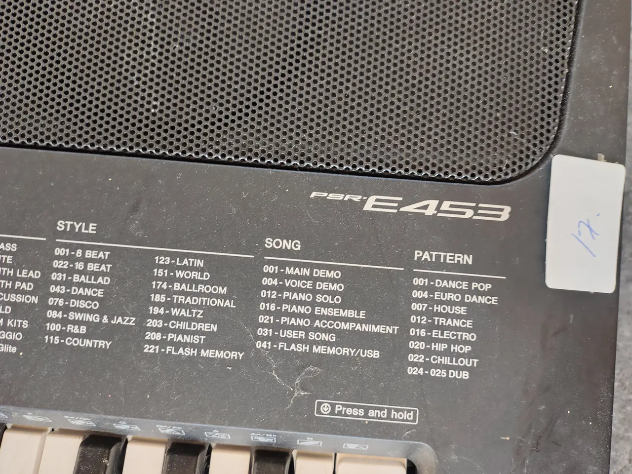 Billede 3 - Keyboard YAMAHA PSR-E453