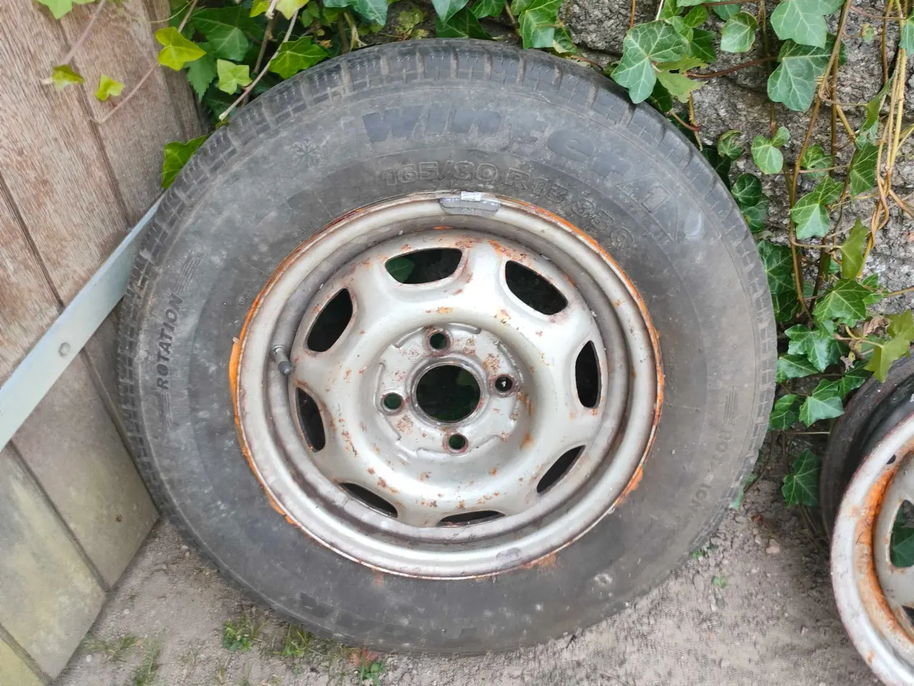 Billede 2 - Original VW Golf 1 / Scirocco 1 Stålfælge sæt 13"