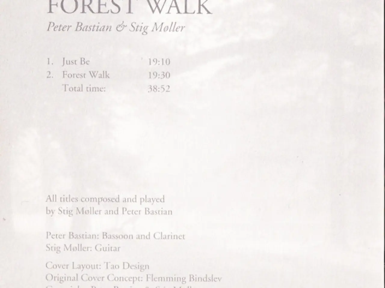 Billede 6 - Peter Bastian (2) & Stig Møller – Forest Walk – CD