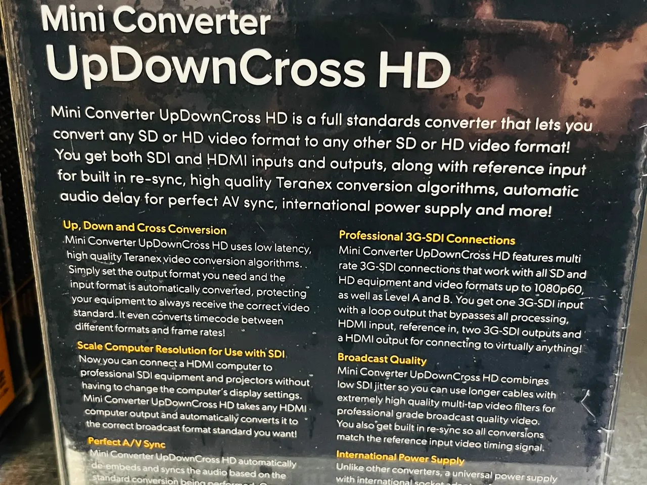 Billede 3 - 5 stk. Mini Convertere UpDownCross HD BLACKMAGIC