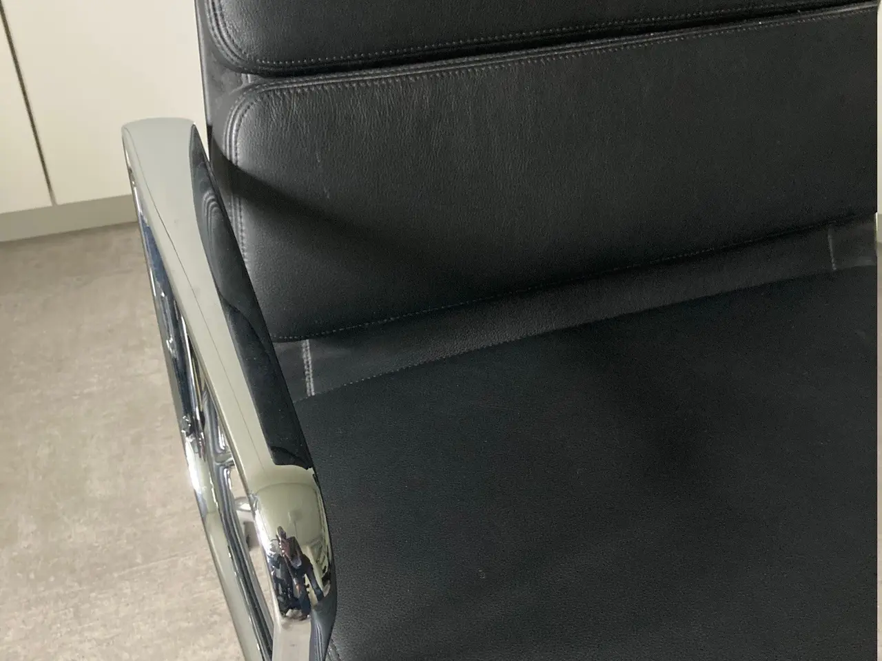 Billede 6 - Eames loungestol, model EA-222 Softpad
