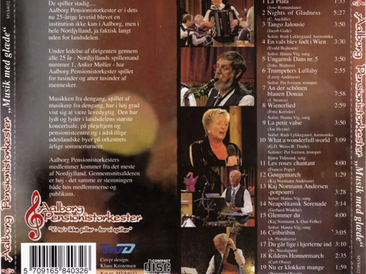 Billede 3 - Aalborg Pensionistorkester – Musik Med Glæde – CD