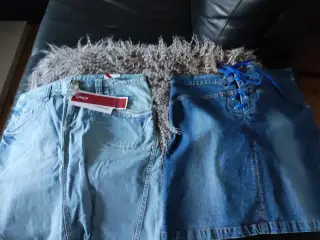 Ny Cowboy nederdel jeans str M 38