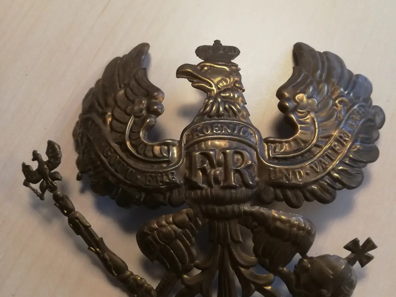 Billede 1 - WW1  Pickelhaube Original Preussian Eagle