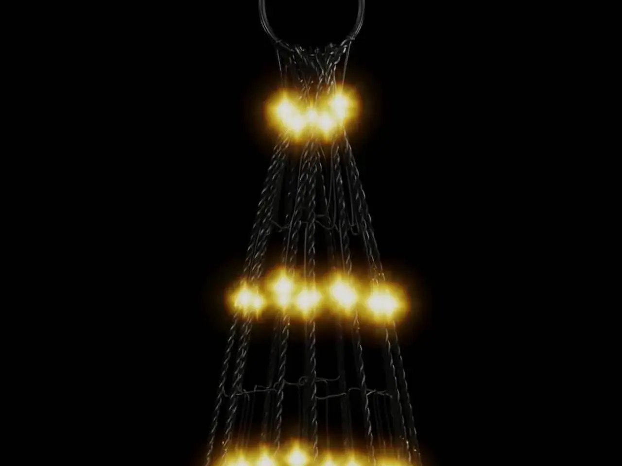 Billede 6 - LED-juletræ til flagstang - 1534 LED, 500 cm, varm hvid