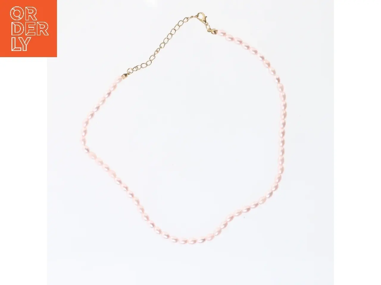 Billede 1 - Perlehalskæde (str. 48 cm)