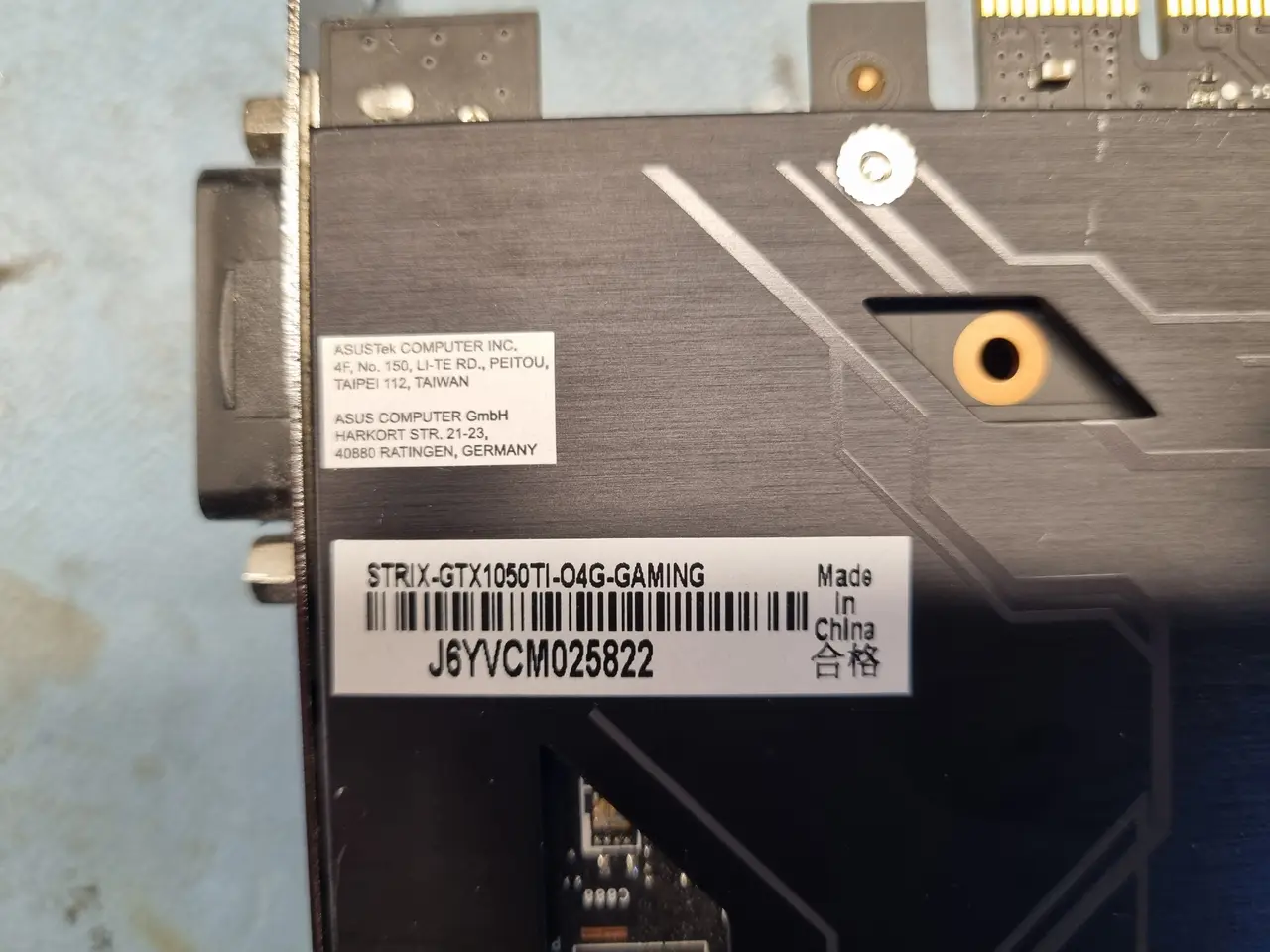 Billede 4 - Grafikkort Asus STRIX-GTX1050TI-O4G-GAMING