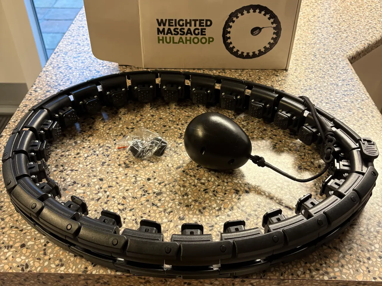 Billede 1 - VIRTUFIT WEIGHTED MASSAGE HULAHOPRING 