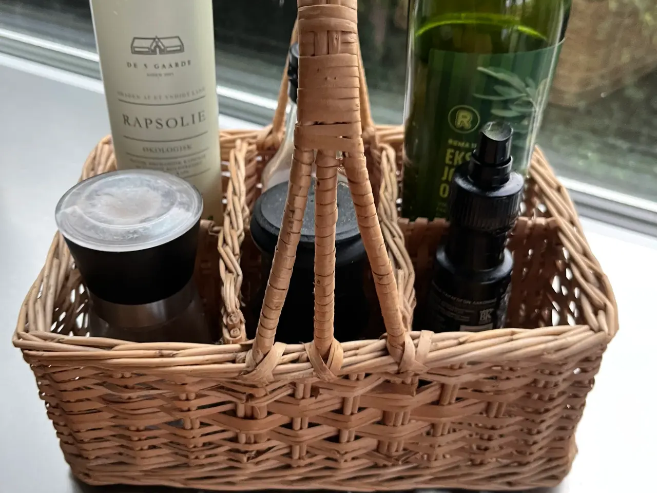 Billede 1 - Flaske Fletkurv