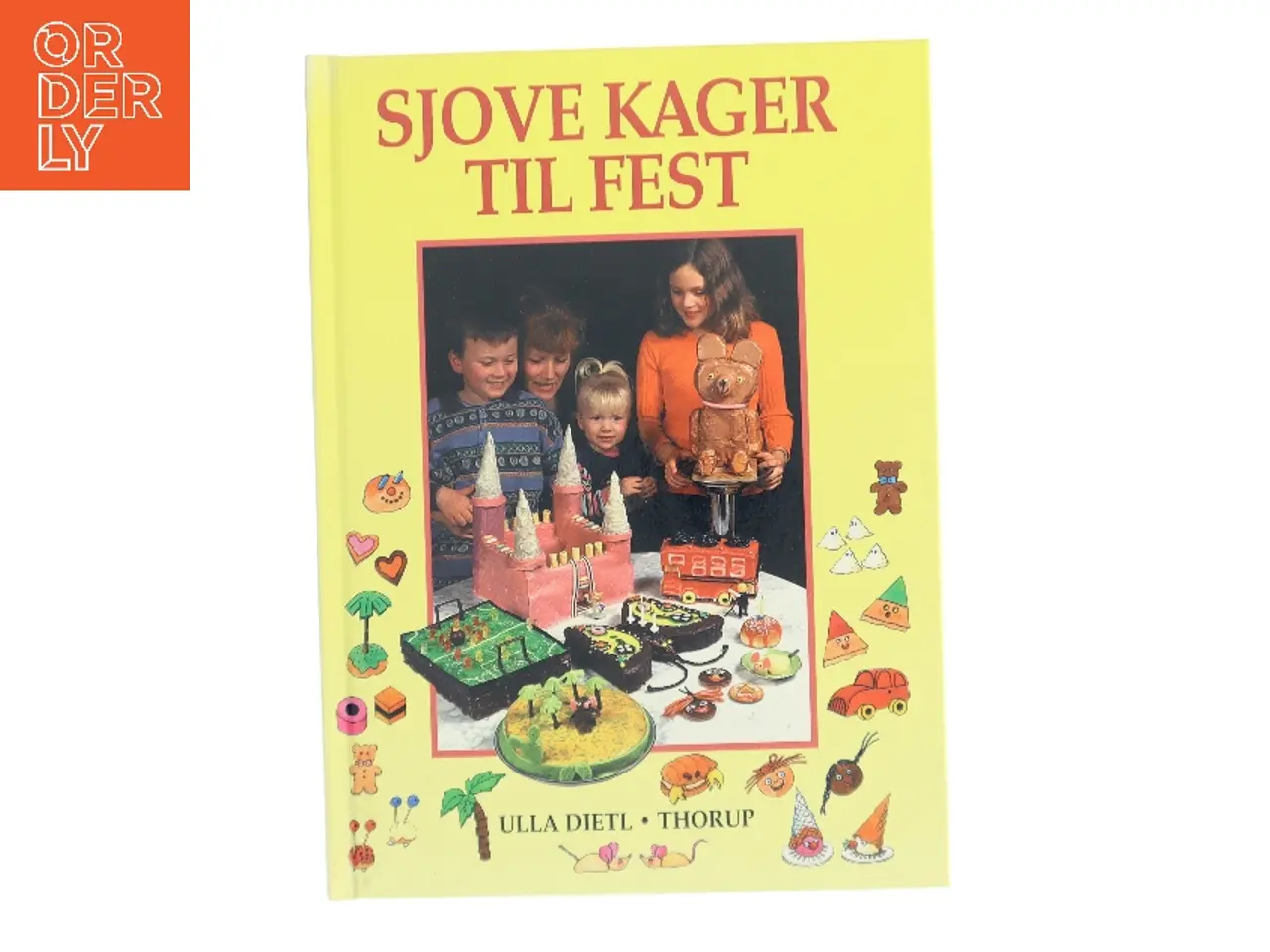 Billede 1 - Sjove kager til fest af Ulla Dietl (Bog)
