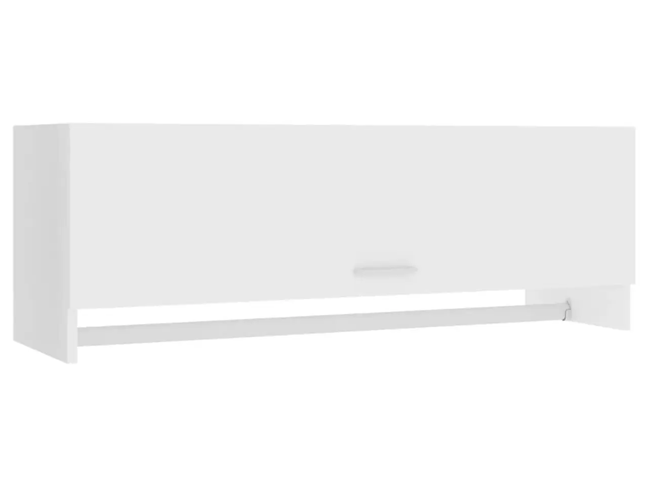 Billede 2 - Garderobeskab 100×32,5×35 cm i konstrueret træ - hvid