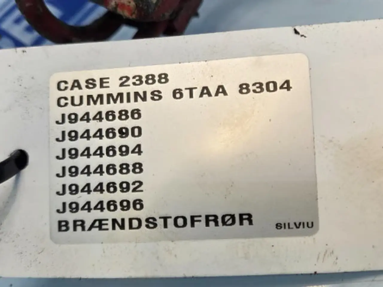 Billede 20 - Cummins 6TAA-8304 Brændstofrør Sæt J944686