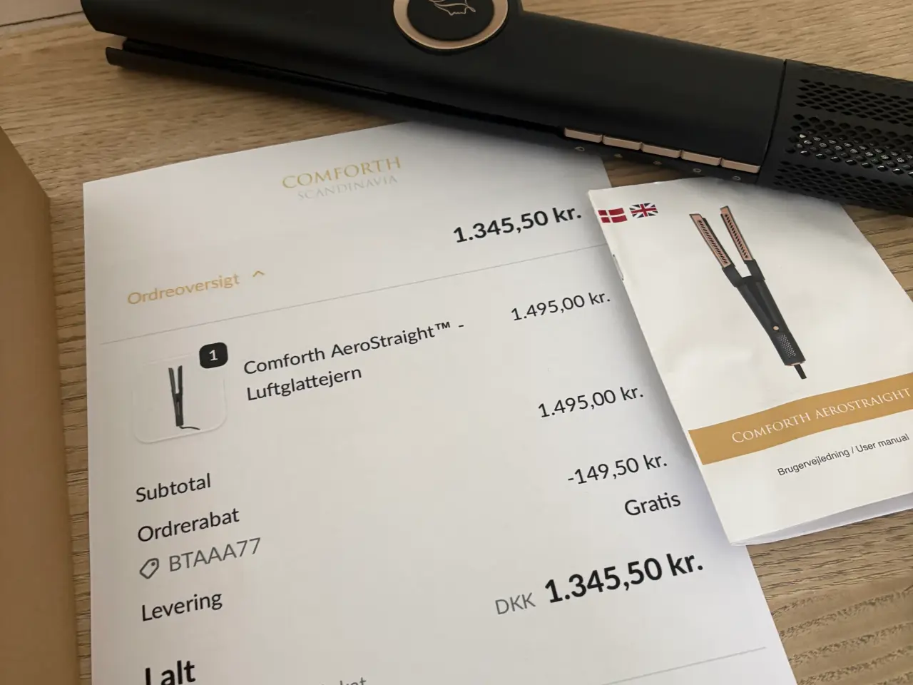 Billede 4 - Aerostraight  luft glatjern