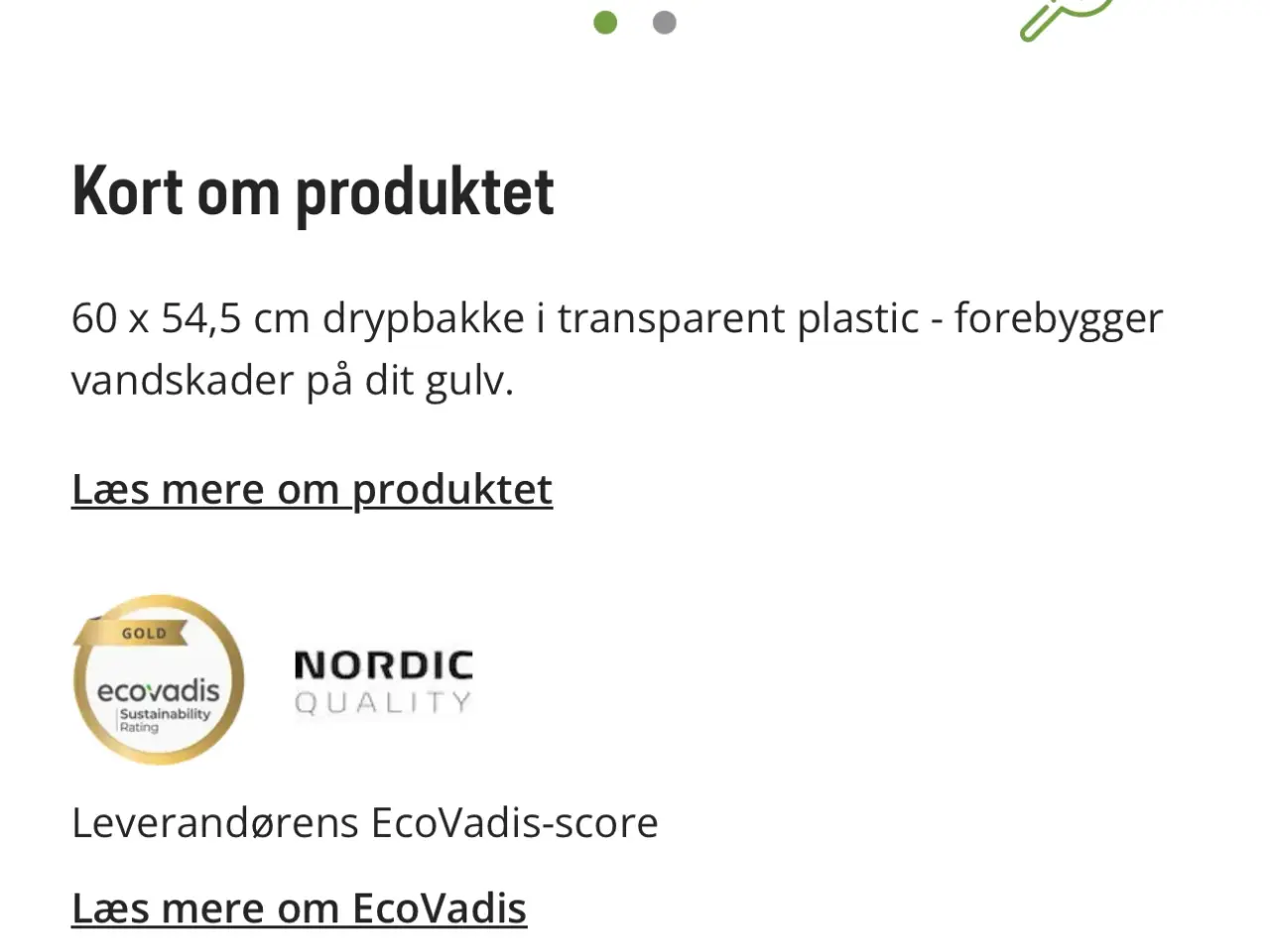 Billede 2 - Aurora drypbakke 60 cm til opvaske- & vaskemaskine