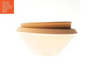 1 dejskål og 1 salat skål fra Knabstrup (str. 2 stk Ø 34,5 & 28,5 cm)