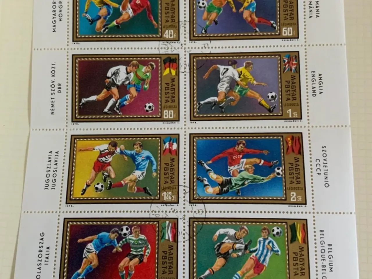 Billede 1 - Frimærker Sport, Fodbold, Ungarn