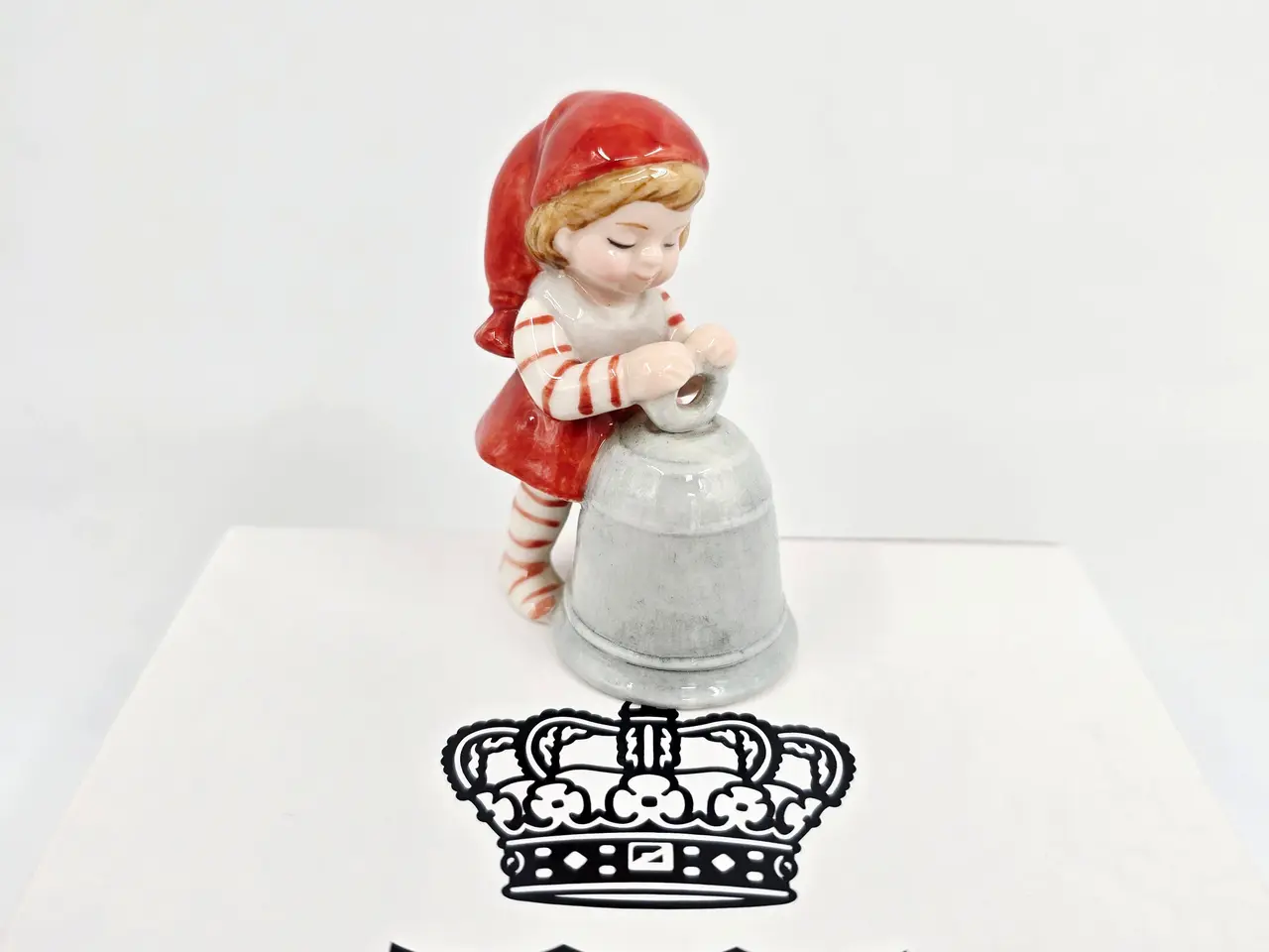 Billede 1 - Royal Copenhagen Pixie Nisse Med Klokke nr. 763. Sortering 1