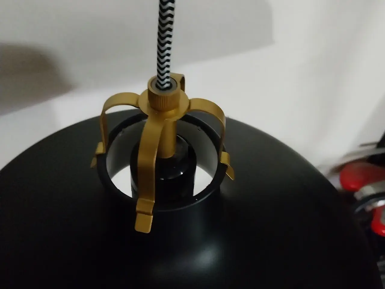 Billede 6 - Sort lampe 38 cm bred