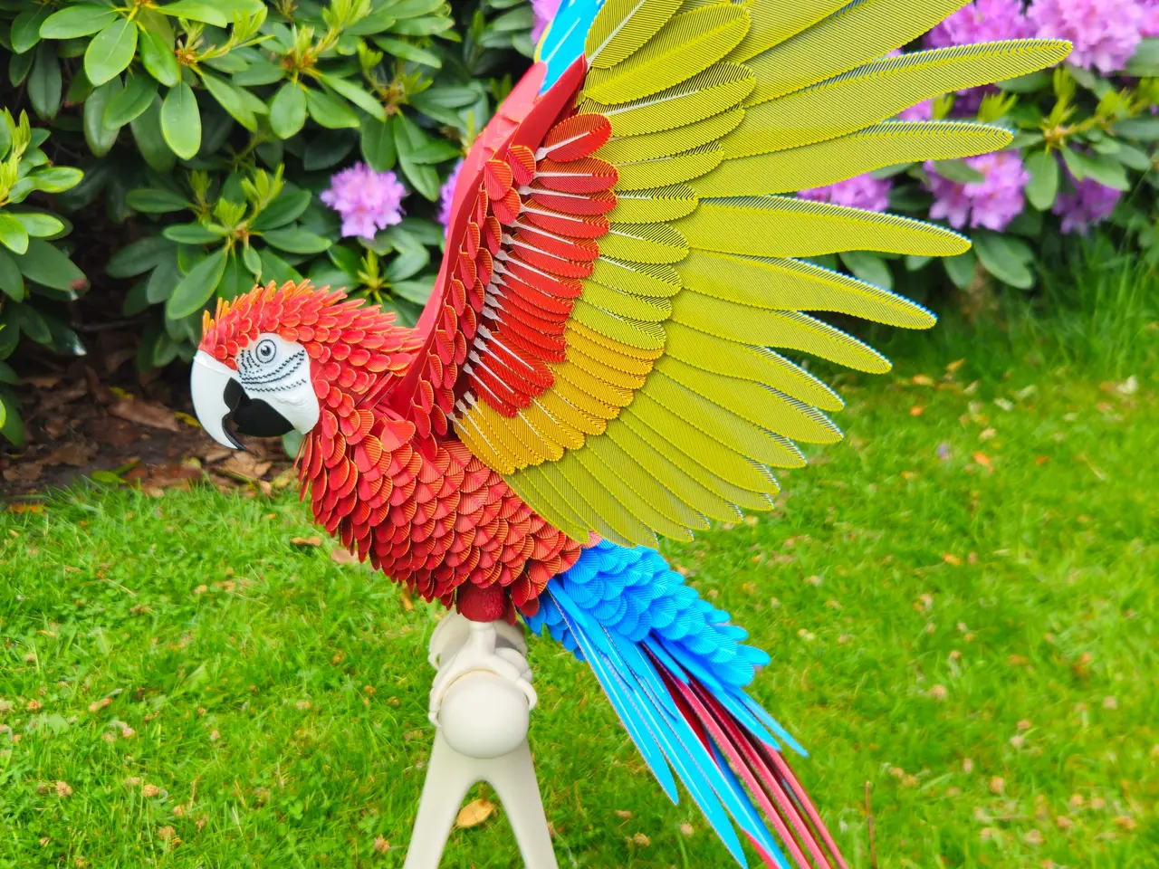 Billede 2 - Macaw (Ara) 3D printet - 60cm