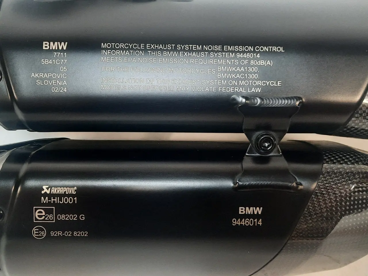 Billede 3 - BMW Dobbelt Akrapovic potte R1300GS/GSA