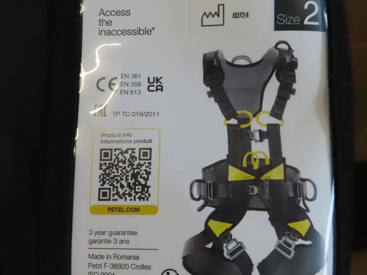 Billede 2 - Faldsikringssele PETZL, str. 2