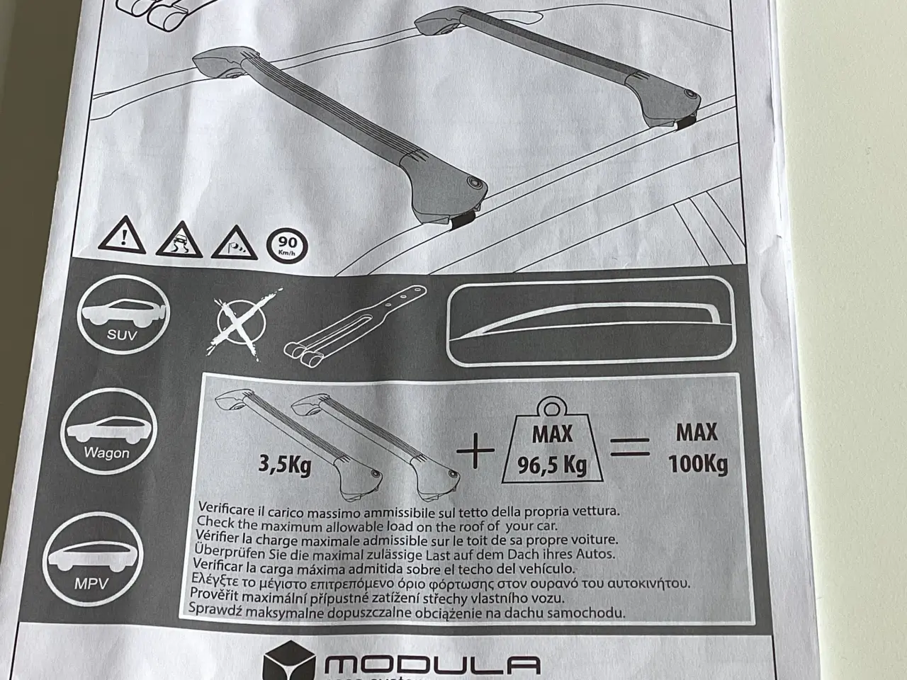 Billede 4 - Tagbøjler Modula Flash tagræling