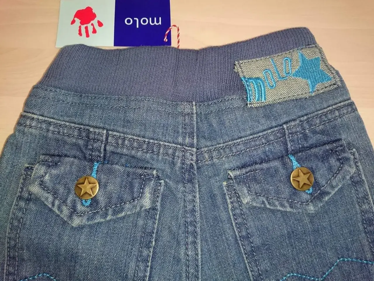 Billede 3 - Nye Molo bløde jeans  Str 68/74
