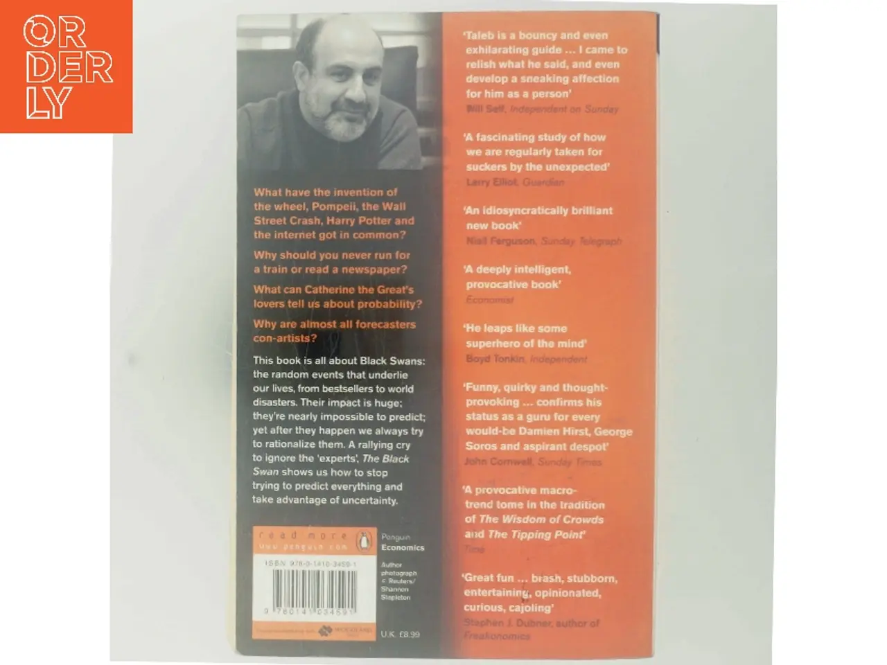 Billede 3 - The black swan : the impact of the highly improbable af Nassim Nicholas Taleb (Bog)