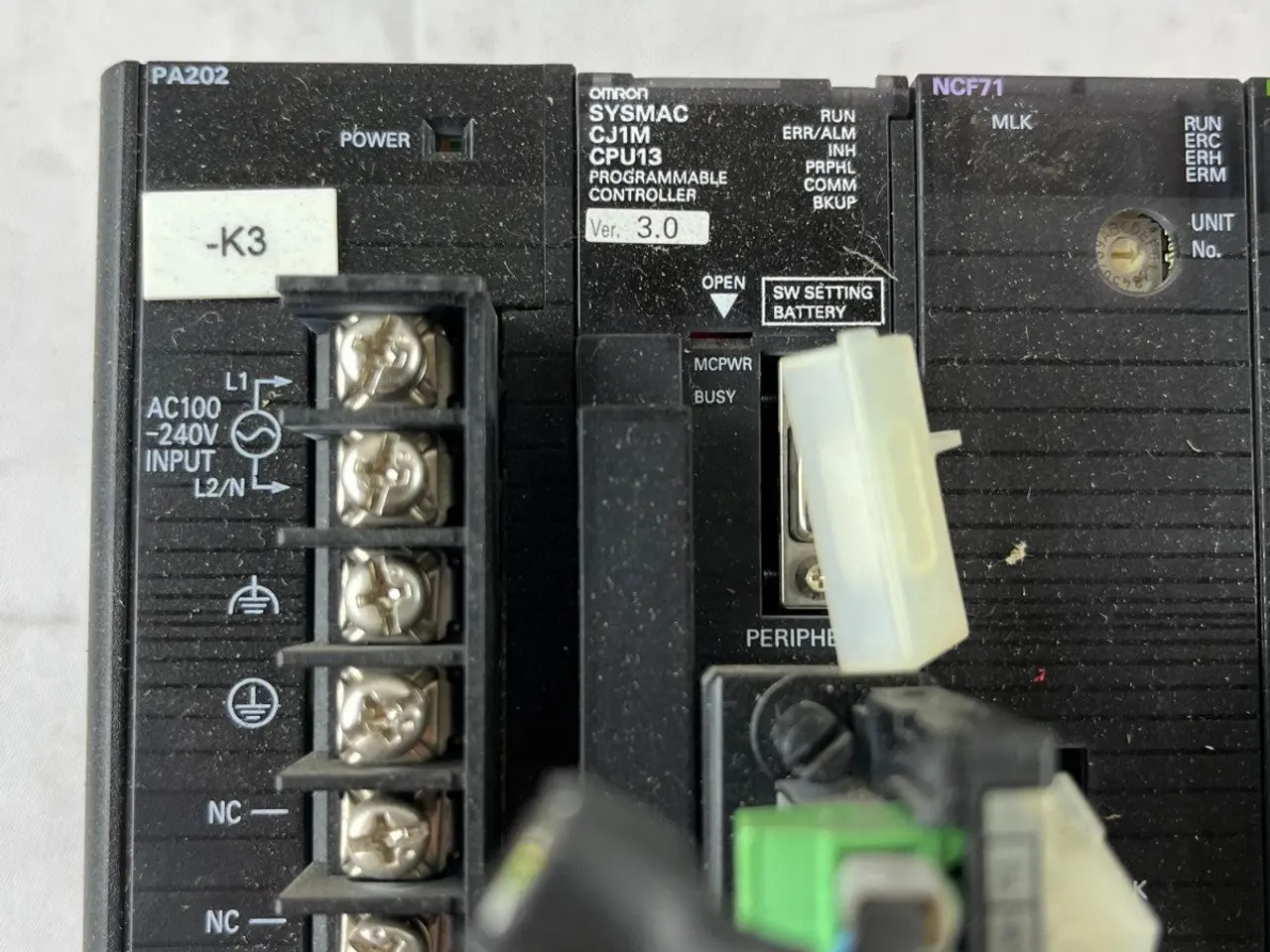 Billede 3 - Omron CJ1M-CPU13 PLC System PA202 NCF71 DRM21 2x